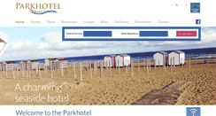 Desktop Screenshot of parkhoteldepanne.be