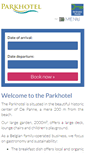 Mobile Screenshot of parkhoteldepanne.be