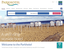 Tablet Screenshot of parkhoteldepanne.be